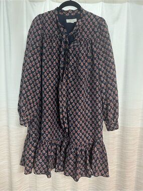Country Road 100% Silk Neck Tie Dress